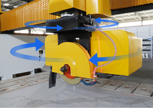 Scie à pont pour la découpe de pierre, machines de sculpture sur pierre à 5 axes à vendre - Product Image 6