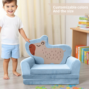 Ensemble de canapé et fauteuils souples <span class=keywords><strong>pour</strong></span> enfants, <span class=keywords><strong>en</strong></span> carton imprimé, fabriqué <span class=keywords><strong>en</strong></span> usine, <span class=keywords><strong>pour</strong></span> salle de jeux, salon, école et milieu de transition - Product Image 4