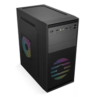 Caja de PC para Juegos Micro ATX Meway con Ventana Lateral, Límite de Longitud de GPU de 340 mm, Torre Media para Oficina/Escritorio, Uso Comercial - En Stock