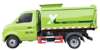 Mini camion compacteur à chargement et déchargement automatiques, manuel 4x2, électrique, neuf, à essence, LCV, camion à benne basculante pour eaux usées à vendre