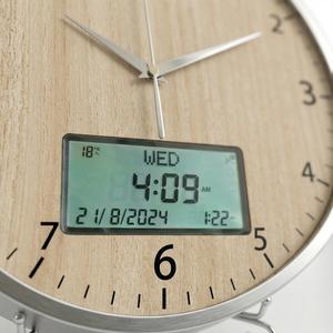 Horloge d'appel à la prière au design islamique moderne avec fonction DST et cadre en alliage d'aluminium, grand écran LCD numérique pour l'affichage des heures de prière avec support - Product Image 5