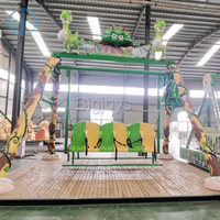 Carnival Rides Dinosaur Swing Adventure Dinosaur Theme Amusement, Manèges Swing Set Kids Game Park à vendre