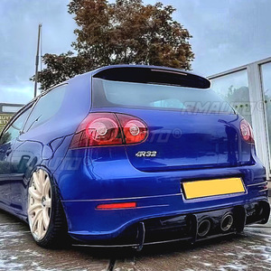ชุดแต่งกันชนหลังสำหรับรถยนต์ VW Golf MK5 R32 พร้อมสปอยเลอร์กันชนหลัง สปลิตเตอร์ลิปสปอยเลอร์ ป้องกันกันชนหลัง อุปกรณ์ตกแต่งรถยนต์ - Product Image 4