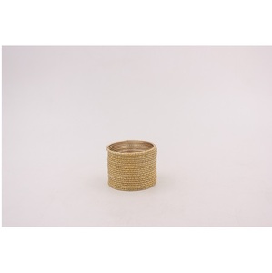 Brazaletes de Aluminio con Acabado Metálico en Oro y Plata, Calibre 94 y 98, Brazaletes Tradicionales de Moda Única - Product Image 1