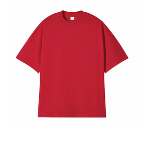 MT2597 Manufacturer Wholesales Custom 3XL 250 GSM 100% Cotton Knitted Oversized Men's Blank T-Shirts - Product Image 6