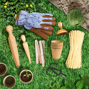 DIYプラントエッセンシャルギフトセット環境にやさしいガーデンアクセサリーキット11PCSガーデニングツールキット - Product Image 4