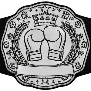 Cinturones de Campeonato de Cuero Samurai Profesionales y Elegantes para Jiu-Jitsu, MMA, Boxeo y Más Artes Marciales - Product Image 2