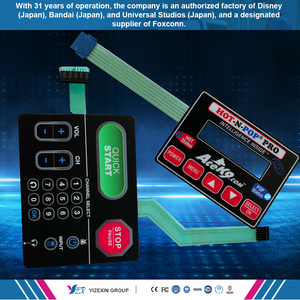 Thông minh OEM ODM Màng Chuyển Đổi Với Kim Loại Dập Nổi Dome Đẩy Nút - Product Image 2