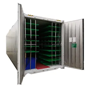 Sistema de cultivo hidropônico vertical para forragem, sistema de cultivo hidropônico de 1500kg/d