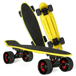 Mini placa de skate, placa de skate para crianças e adultos, de plástico, 22 polegadas, venda imperdível