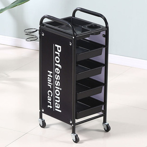 Chariot de salon de coiffure plateau Salon de coiffure chariots de travail chariot support or Salon meubles cuisine mobile choses modernes - Product Image 4