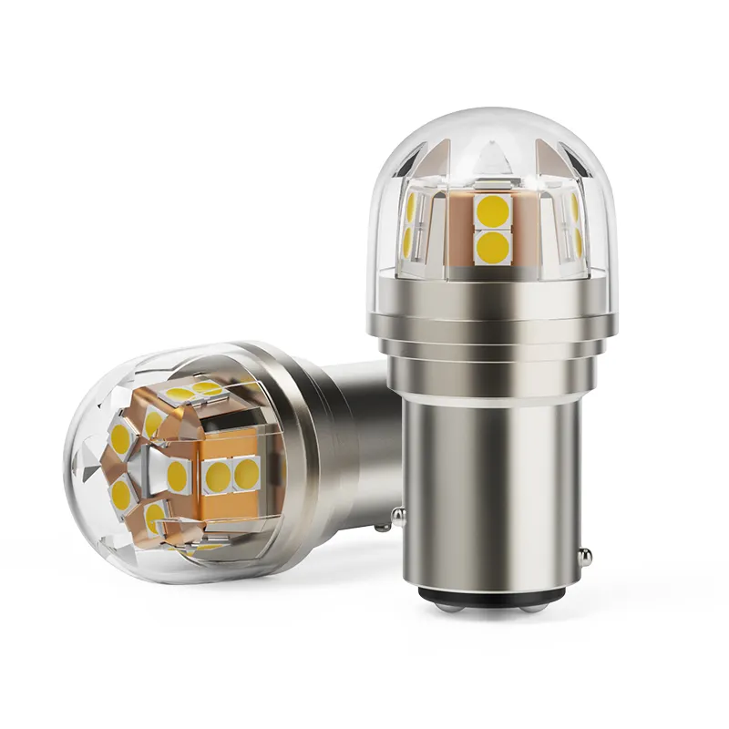 Bke đèn LED S25 1157 1156 P21W W21W CANBUS tự động Led sao lưu Xe LED Đèn báo rẽ bóng đèn LED đảo ngược đèn