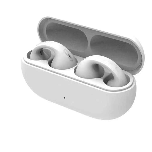 2024 Wireless Bone Conduction Clip-on Headphones Noise Cancelling TWS Earphones & Headset Sports Stereo Waterproof Earphones"