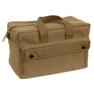 Muestra gratuita: Bolsas de herramientas de lona resistentes para mecánicos, al por mayor, con cremallera de latón, para mantenimiento de vehículos, carpinteros, etc. - Product Image 3