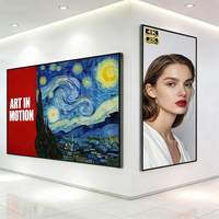 Affichage numérique publicitaire intérieur 32/43 pouces IP65, écran LCD sur pied avec CMS intégré