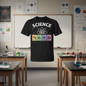 Camiseta con símbolo del elemento de la tabla periódica para profesores de ciencias, unisex, talla para adultos - Product Image 3