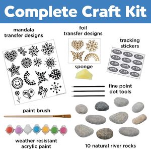 Juguete Creativo para Niños, Juego de Escondite y Busca, Juguete de Dibujo con Puntos, Kits de Pintura Artística sobre Roca, Juguete Educativo para Niños - Product Image 4