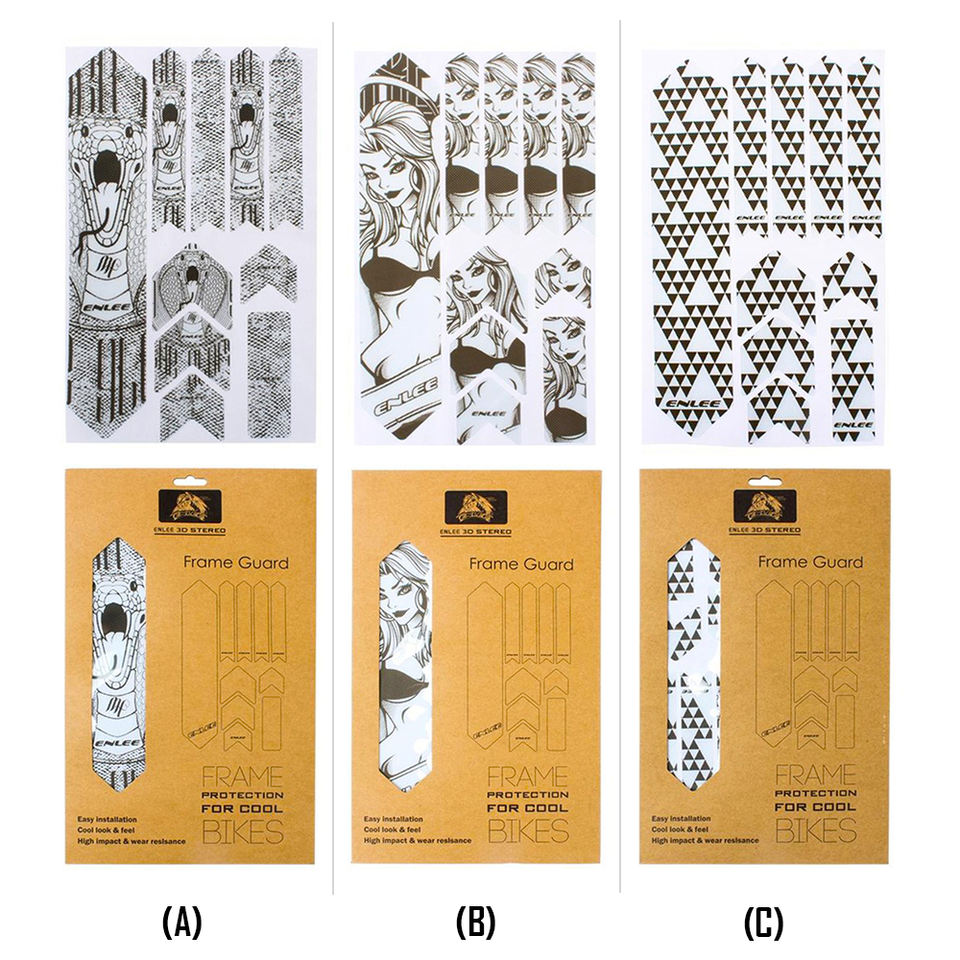 Drawing Pattern Protector Road Paster 3D Pattern Frame Film - Anti-Scratch Protection