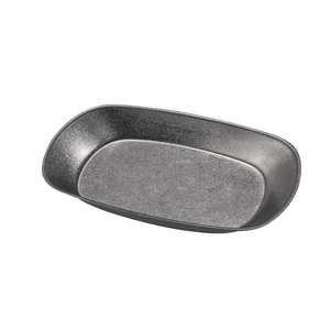 Plateau Rétro Ancien en Acier Inoxydable de Qualité Alimentaire, Plaque Plate pour Barbecue Commercial, Dessert, Fruits, Snack - Product Image 1