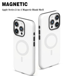 <span class=keywords><strong>Cover</strong></span> per Telefono Magnetica 2 in 1 per Sublimazione 3D, Custodia di Lusso Antiurto con Caricatore Magnetico per <span class=keywords><strong>iPhone</strong></span> 17 16 15 14 13 Pro Max - Product Image 2