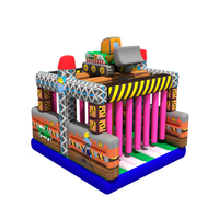Maison de rebond pour enfants, jeu d'obstacles, château gonflable, toboggan gonflable, maison de rebond