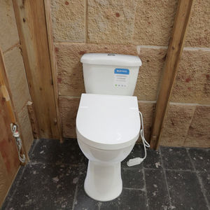 S-trap Qualité hôtelière Utilisation commerciale Construction robuste <span class=keywords><strong>Chambre</strong></span> <span class=keywords><strong>d</strong></span>'hôtes Toilettes Hauteur standard Siège surélevé Siège de toilette avec bidet - Product Image 3