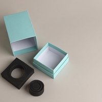 Coffret Cadeau de Parfum en Stock – Emballage Haut de Gamme en Papier Gaufré avec Couvercle et Base pour Bouteille de Parfum, Huile Essentielle et Souvenir