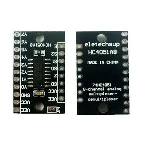 Multiplexeur/démultiplexeur analogique 8ch 74HC4051 Module pour platine de prototypage MCU ARM AVR ADC PLC RS485 Modbus