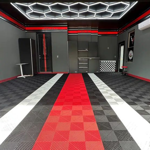 Baldosas Modulares de Plástico Ecológico para Piso de Garaje, Antideslizantes, con Drenaje, Sistema de Click, para Talleres de Reparación de Automóviles y Uso Comercial - Product Image 4