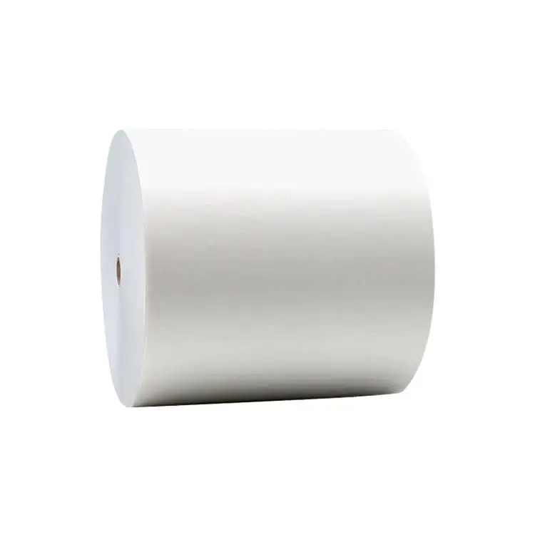Papier de base de stock de tasse enduit de PE simple face en lots de papier de tasse en rouleau Jumbo 300-350gsm