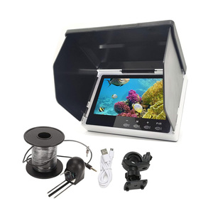 Caméra <span class=keywords><strong>de</strong></span> pêche sous-marine JXI avec écran tactile LCD 5 pouces, vision nocturne, moniteur 1800TVL HD, détecteur <span class=keywords><strong>de</strong></span> poissons IP67, luminosité 2000cd - Product Image 1