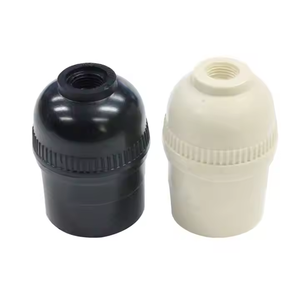 Vente en gros <span class=keywords><strong>E27</strong></span> <span class=keywords><strong>douille</strong></span> en plastique style <span class=keywords><strong>support</strong></span> de lampe usage intérieur/extérieur sécurité anneau en plastique luminaire accessoires vis-bouche - Product Image 3