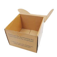 Boîtes d'expédition noires Boîte postale ondulée ondulée Petite boîte ondulée blanche