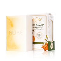 Savon Artisanal Éclaircissant Anti-Taches à l'Acide Kojique et à l'Extrait d'Agrumes, au Glutathion, pour un Teint Uniforme – Marque Privée OEM/ODM
