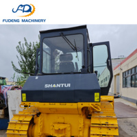 Bulldozer Shantui SD16 Usado de Alta Calidad con Capacidad de Aplicación de Aserrín de 5 Metros Cúbicos y Motor en Buen Estado, Disponible para la Venta