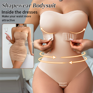 Body Moldeador con Control de Abdomen y Sujetador Incorporado, Sin Costuras, para Mujer, Venta al por Mayor Directa de Fábrica HBC - Product Image 2