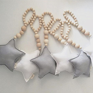 Decoración de la habitación de los niños Cadena de cuentas de <span class=keywords><strong>madera</strong></span> colgante Adorno - Product Image 5