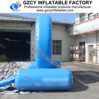 Jeu de fléchettes géant gonflable en PVC commercial, facile à installer pour l'intérieur et l'extérieur, enfants et adultes