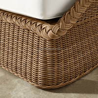Canapés et chaises longues en rotin FERLY, design toutes saisons, meubles d'extérieur, meubles de jardin