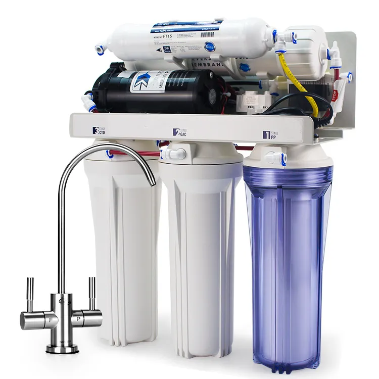 High Quality Under Sink Water Purifier Filter Drinking Reverse Osmosis Water Purifier 6 Stage RO Water Filter