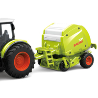 1/24 6CH RC Metal Çiftçi Çim Makinesi Aracı Paketi 2.4G Tarım Traktörü Kamyon Modeli Işıklı Kullanıma Hazır