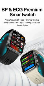 Montre connectée S191 avec pompe à air, écran AMOLED 410x502, fonction SOS et détection de chute - Product Image 3