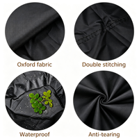 Housse de protection pour voiture en polyester imperméable anti-UV toutes saisons avec résistance aux rayures et protection de la peinture automobile