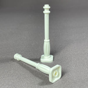 MOC Pièces de construction à petites particules 11062 Poteau d'éclairage creux 2x2x7 Lampe de rue Scène de rue - Product Image 4