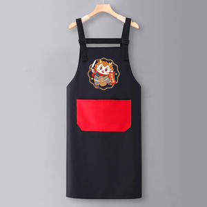 Femmes 2024 nouveau Style occidental adulte cuisine ménage bavoir étanche résistant à l'huile vêtements de travail pour automne hiver dessin animé conception - Product Image 6