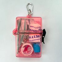 Trousse de premiers secours et d'urgence extérieure personnalisable avec logo pour la préparation à la situation d'urgence à domicile, boîte de rangement de médicaments, trousse de premiers secours médicale portable