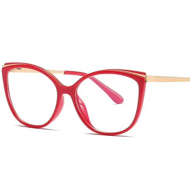 Cat Eye Design Blaulicht Brillen gestelle für Gesicht Anti reflex Frauen Optische Rahmen form Brillen gestell