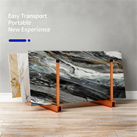 Anpassbares Metallplatten-Bündelregal Umweltfreundliche Präsentation für Stein, Marmor, Granit, Quarz, Glas – Regal für Lager und Steinfabrik