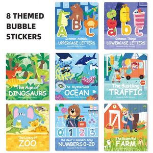 Juguetes de Viaje para Niños, Lindos y Divertidos, Libros de Actividades con Pegatinas Reutilizables, Certificados por CPC y CE, Juego de 8 para Niños de 3 Años en Adelante - Product Image 1