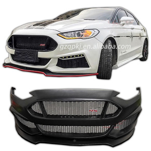 Nâng Cấp <span class=keywords><strong>Mustang</strong></span> Phiên Bản Trước Khi Các Phía Trước Bumper Lip Cho 2013 2018 Ford Mondeo Fusion Cơ Thể Kit - Product Image 1